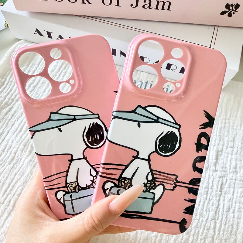 Phone Accessories From China - เคสโทรศัพท์ลายการ์ตูนสนูปปี้น่ารัก ซีรีส์กระเป๋าถือ เคสป้องกันโทรศัพท์ เหมาะสำหรับโทรศัพท์ Apple ตกแต่งโทรศัพท์ลายการ์ตูนสำหรับสาวๆ