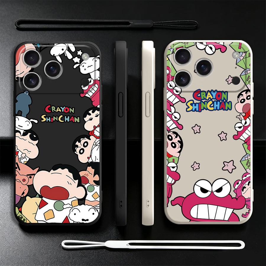 Apple Iphone 15 - เคสการ์ตูน C-Crayon S-ShinChan สำหรับ Apple iPhone