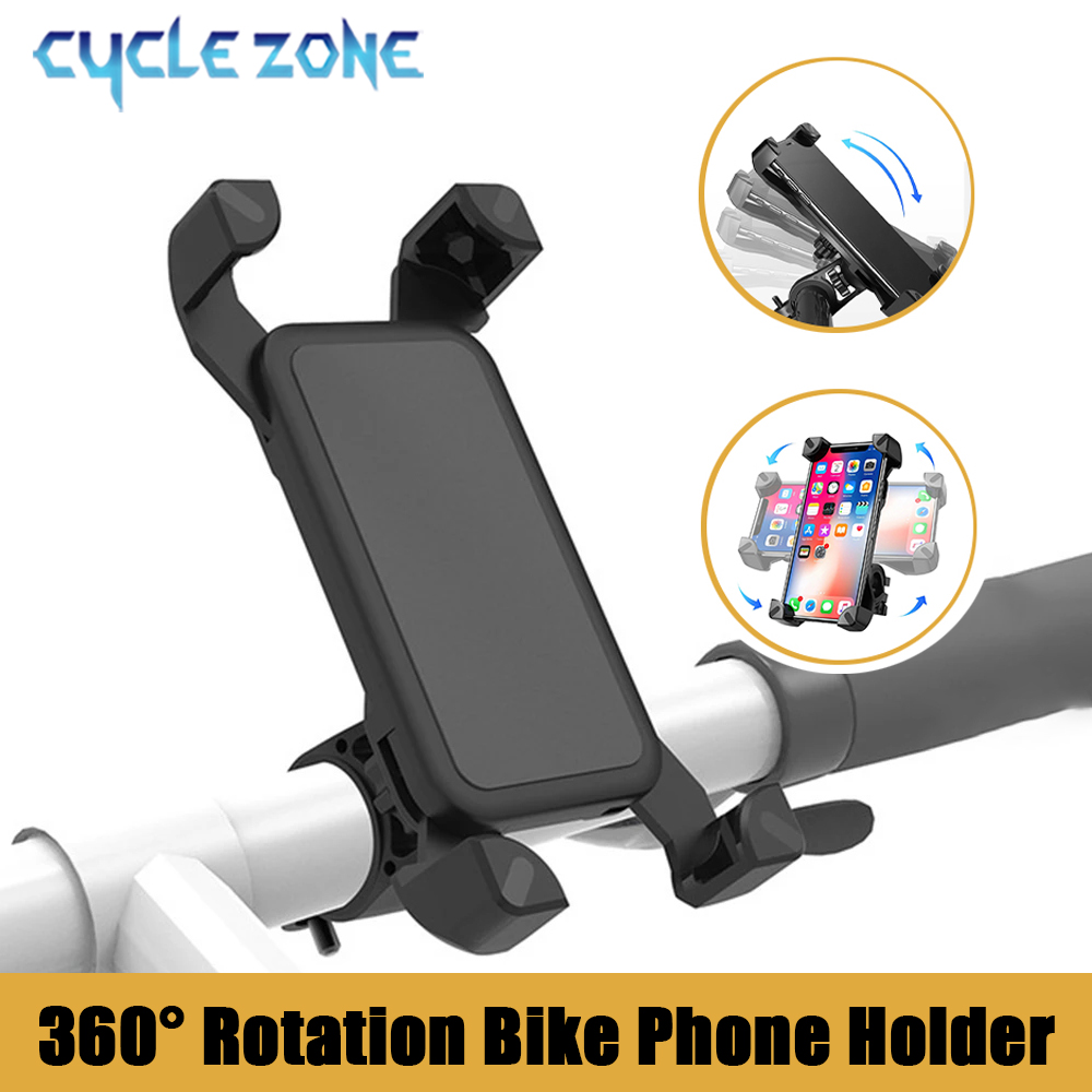 Phone Zone Accessories & Repair Lake Charles La - 360 ° ที่วางโทรศัพท์จักรยานแบบปรับได้ ที่ยึดโทรศัพท์จักรยานยนต์แบบสากล ป้องกันการสั่นสะเทือน คลิปหนีบแฮนด์