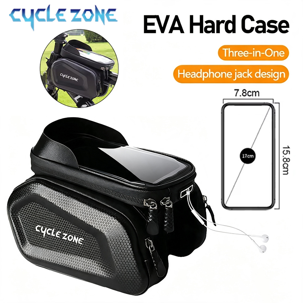 Phone Zone Accessories & Repair Lake Charles La - กระเป๋าจักรยานหน้าจอสัมผัสกันน้ําเคสโทรศัพท์ผู้ถือจักรยานกรอบด้านหน้าจักรยานเก็บท่อด้านบนกระเป๋าOrganizerขี่จักรยานอุปกรณ์เสริม
