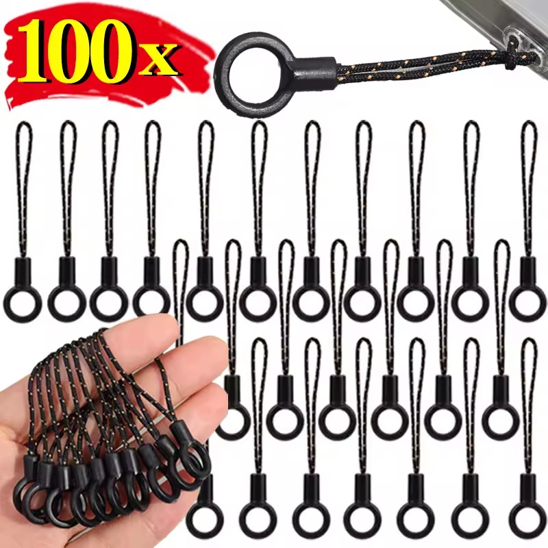 Phone Accessories And Gadgets - สายคล้องนิ้วมือถือไนลอน สายคล้องโทรศัพท์ สายคล้องมือถือพร้อมห่วงสำหรับใส่ USB แฟลชไดรฟ์ MP3