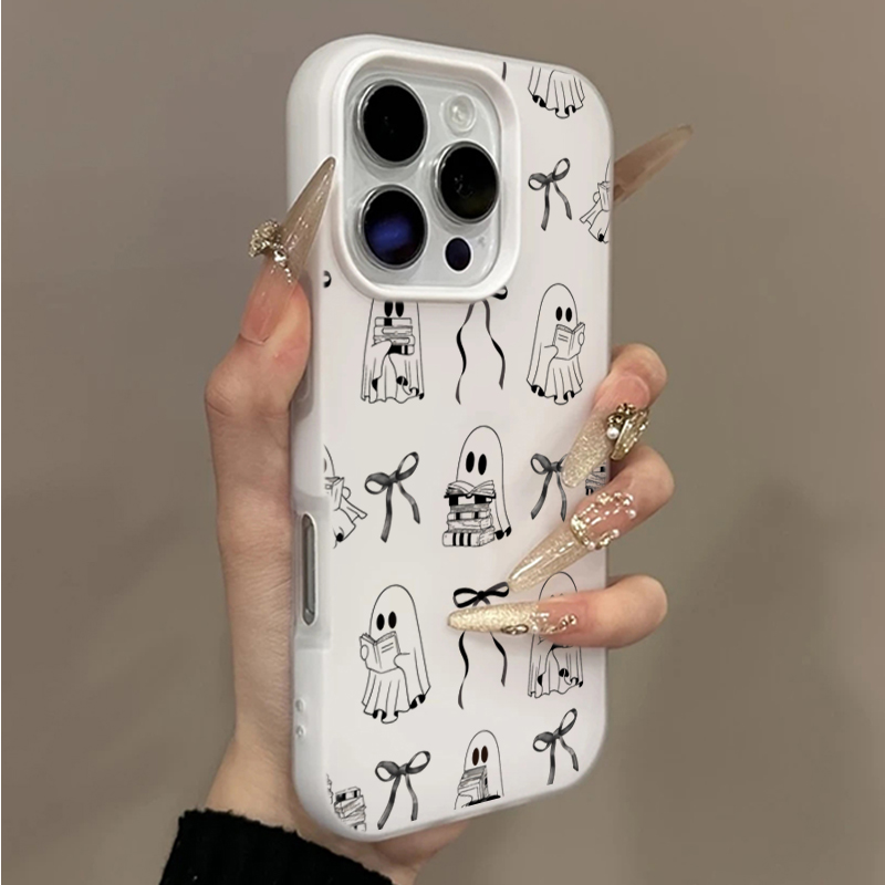 Apple Iphone 15 - เคสโทรศัพท์ลายหนังสือผีฮาโลวีนน่ารักสำหรับ iPhone 17 16 14 15