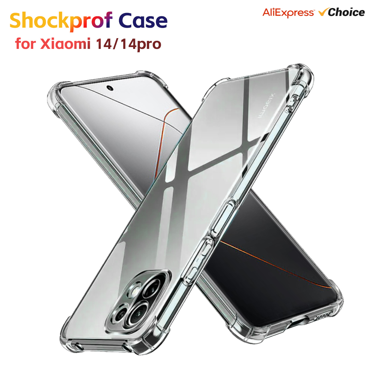 Phone Accessories Online Shop - เคส TPU ใสสำหรับ Xiaomi 14 Pro