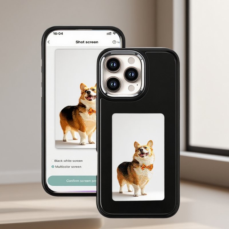 Phone Accessories And Gadgets - เคสโทรศัพท์ DIY หน้าจอ E-Ink พร้อม NFC