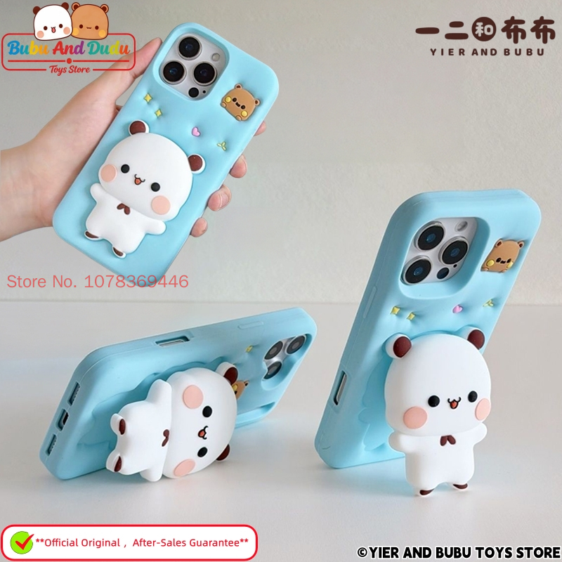 Phone Accessories From China - เคสโทรศัพท์การ์ตูน 3D แพนด้า บูบู และดูดู ของแท้