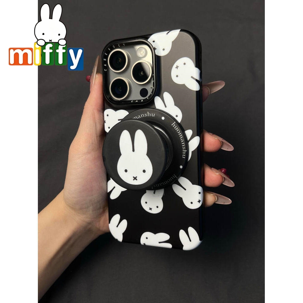 Phone Accessories Background - แท่นวางแม่เหล็ก Miffy Rabbit เหมาะสำหรับเคสโทรศัพท์ Iphone13/14/15/16Pro Max