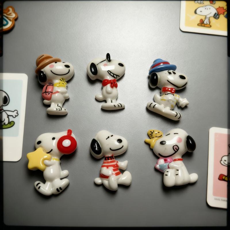 Phone Accessories From China - กิ๊บติดผมเรซิ่นลายการ์ตูนสนูปปี้ อุปกรณ์ตกแต่งเคสโทรศัพท์ลายการ์ตูนน่ารัก อุปกรณ์ตกแต่งรองเท้ารูสำหรับเด็กผู้หญิง