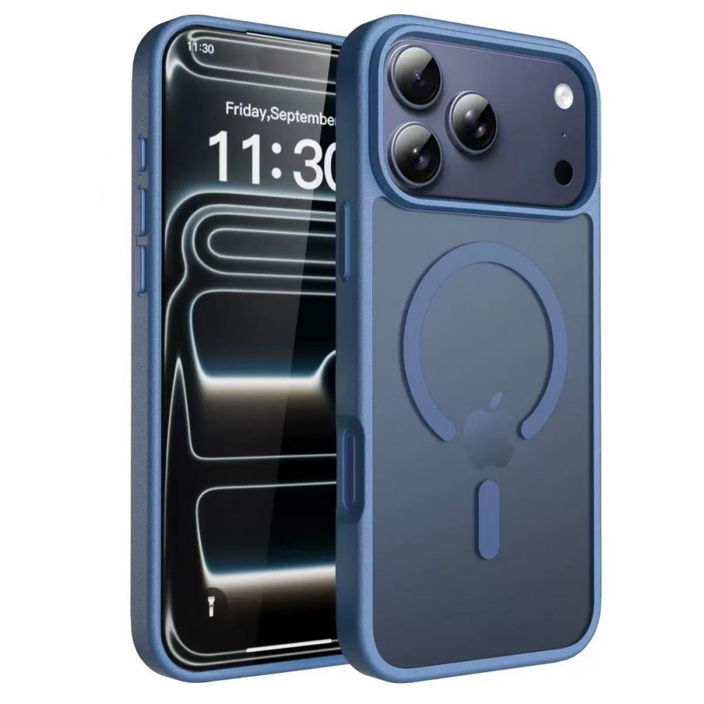 Magnetic Phone Case - เคสโทรศัพท์แบบแม่เหล็กโปร่งแสงสำหรับชาร์จไร้สาย iPhone 17 16 15 Pro