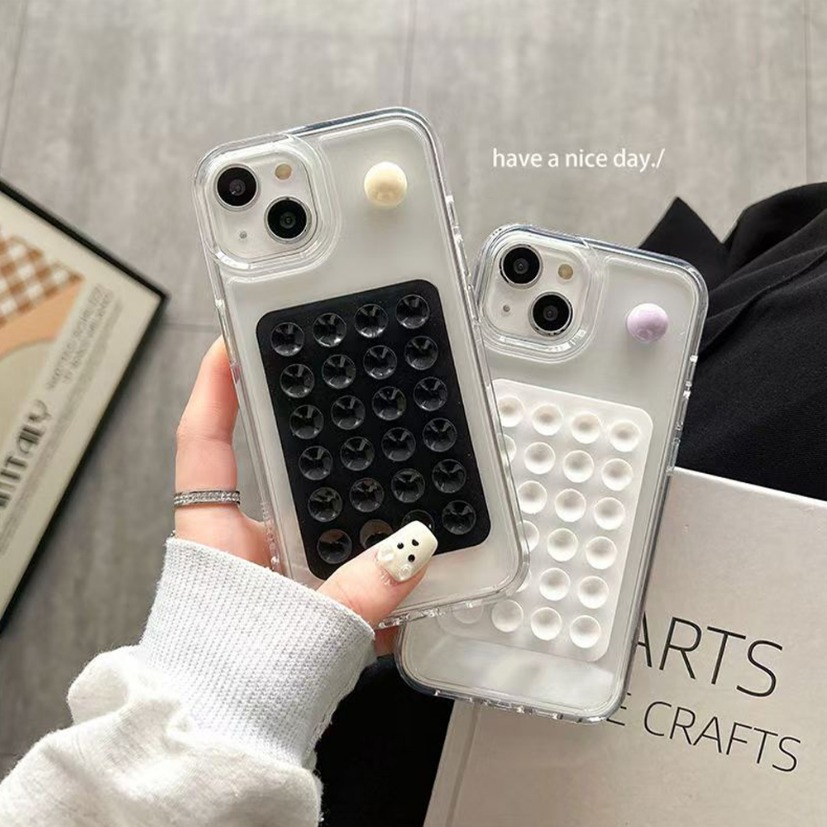 Phone Accessories Hooks - แผ่นยึดโทรศัพท์มือถือแบบซิลิโคนพร้อมจุกดูดอเนกประสงค์ ที่วางติดผนังแบบสี่เหลี่ยม ป้องกันการลื่น ติดด้านเดียว ใช้กับเคสโทรศัพท์มือถือ