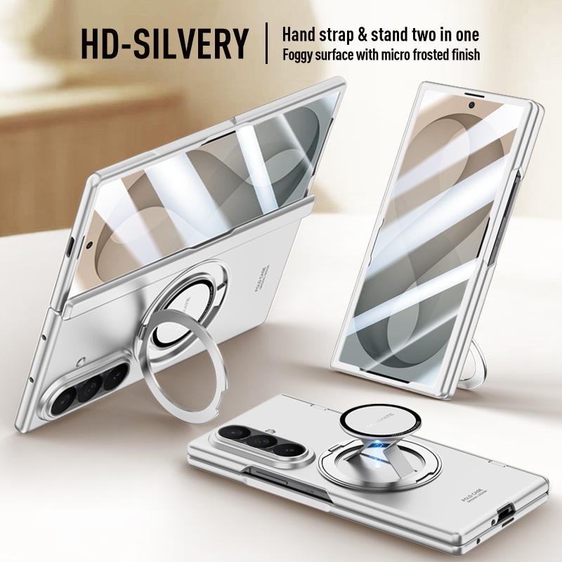 Tempered Glass Screen - เคสแม่เหล็ก Magsafe สำหรับ Samsung Galaxy Z