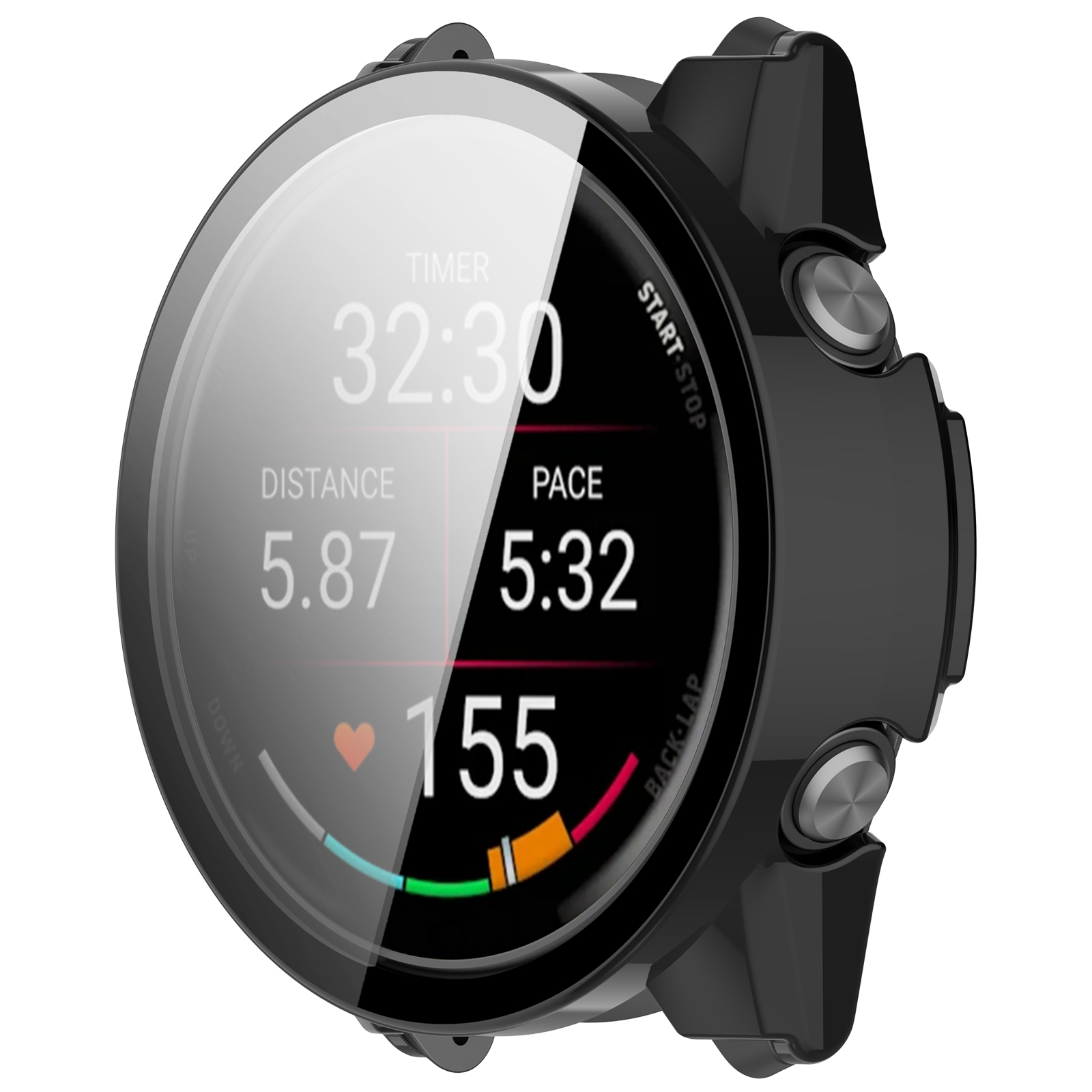 Tempered Glass Screen - WANLONFENG สำหรับ Garmin Forerunner 570 42mm