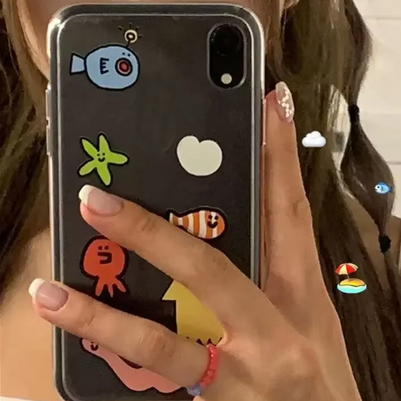 เคสโทรศัพท์น่ารักลายสัตว์ทะเลส - Y2K Phone Accessories บทวิจารณ์และราคา