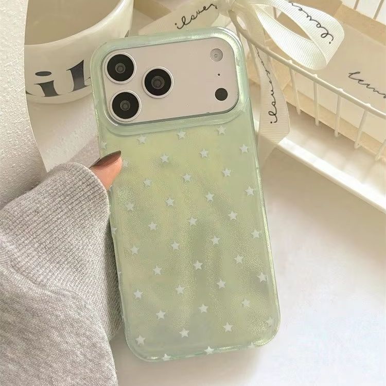 เคสโทรศัพท์ลายดาวห้าแฉกสีเขียว - Y2K Phone Accessories บทวิจารณ์และราคา